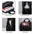 thumbnail image 3 of Balery Star Silver Glitter Mochila ligera para hombre y mujer: duradera e impermeable, ideal para la escuela, el trabajo, viajes y uso diario., 3 of 7