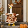 thumbnail image 5 of Qwtwty Thanksgiving Garden Goose Costume, 23" Fall Farmhouses Lawn Goose Decorative Outfit for Outdoor Patio Yard Garden Holiday Party Decor, 5 of 9