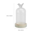 thumbnail image 2 of Shisuyan 1Pcs Wood Base Glass Dome For Decorative Item And Display, 2 of 9