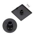 thumbnail image 3 of Standard Plastic Square Aluminum Extrusion End Caps Black 50x50mm 20pcs, 3 of 5
