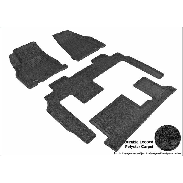 3D MAXpider 20092017 Chevrolet Traverse Front, Second, & Third Row Set