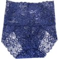 thumbnail image 1 of FYBTOLace Slip Taille Haute Creux Out Slip Broderie de Fleurs Stretch Lady Slips-3645, 1 of 5