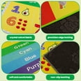 thumbnail image 5 of Baby Play Mat Kids Rug for Playroom, ABC Numbers Animals Rainbow Shapes Educational Area Rug for Kids Room Classroom 59x39.4 Inch, 5 of 5