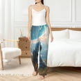 thumbnail image 6 of Lsque Astronaut Contemplating Planet Print Women's Pajama Pants, Lounge Pant - Comfortable Home Wear,Elastic Waistband, Stylish Design-X-Large, 6 of 9