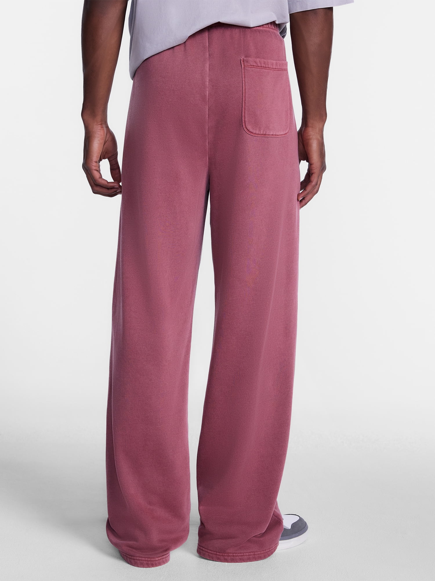 No Boundaries Fleece Open Hem Sweatpants, Men's XS-5XB