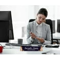 thumbnail image 5 of Printtoo Personalized Desk Name Plate Pretty Floral Custom Acrylic Office Desk Name Plate Accessory 2x8 Inches, 5 of 5