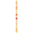 thumbnail image 4 of Bead Landing Orange Crackle Agate Round Beads, 10mm, 12 Pack, 4 of 5
