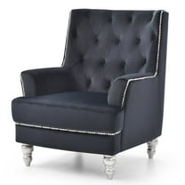 Glory Furniture Pamona Accent Chair in Black Color