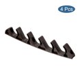 thumbnail image 3 of Uxcell 5 Position Chaise Adjustment Bracket Back Support Adjuster, Brown 4 Pack, 3 of 4