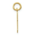thumbnail image 2 of 14K Yellow Gold Polished Finish Small Size Elongated Shape Number 43 Charm Pendant, 2 of 4