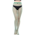 thumbnail image 1 of DPTALR Women's Socks Color Fashionable Perforated Socks Super Elastic Fishing Net Socks Toe Dense Mesh Socks, 1 of 2