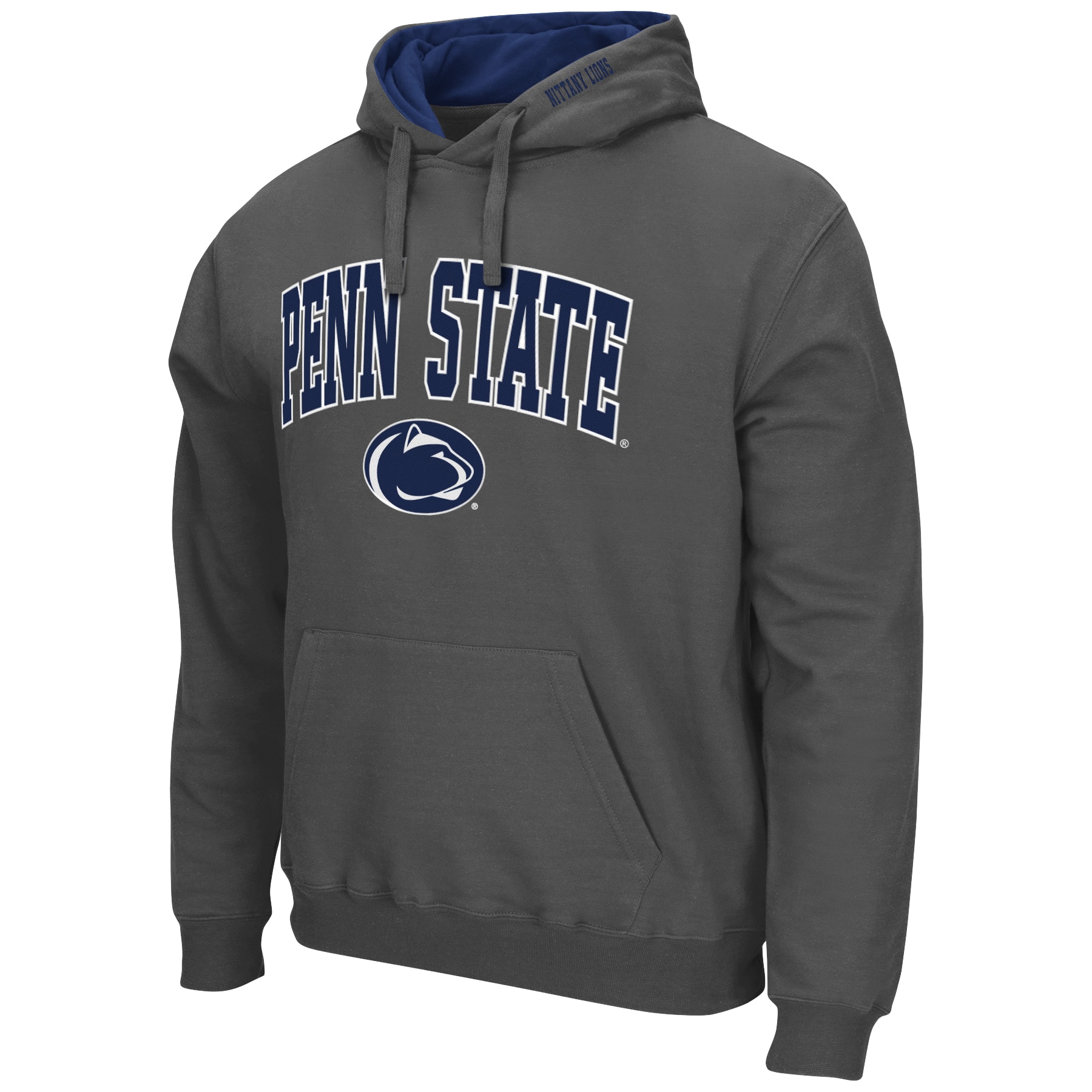 Men's Colosseum Charcoal Penn State Nittany Lions Arch & Logo 3.0 Pullover Hoodie - image 2 of 3