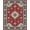 Red, Pattern 15, variant on ODIKA 8'x10' Washable Area Rug Boho Vintage Inspired Medallion With Floral Scroll And Border for Living Room, Under Sectional, Family , Durable, Non-Slip