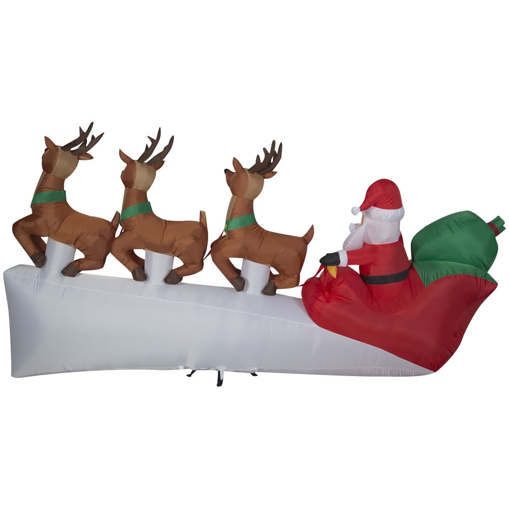 Santa & Rudolph Sugar Pipings 12 Piece 