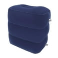 thumbnail image 2 of Abbracc Inflatable Travel Foot Rest Adjustable Height for Long Trip Office Home Cars Blue, 2 of 9
