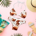 thumbnail image 6 of Squirrel Stylish Bikini Set with Detachable Sponge & Adjustable Strap, 2-Pack One-Piece Swimsuits for All Scenes, 6 of 6