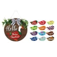 thumbnail image 2 of Wooden Goose Welcome Door Sign Front Door decor with interchangeable Welcome Sign Set of 13 Swapable Seasonal Tags Rustic decorations for Home Farmhouse Outdoor decor Porch, 2 of 9
