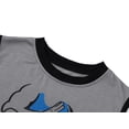 thumbnail image 2 of Beezizac Little & Big Boys Pajamas Gray Basketball Cozy 2-Piece Tank Top & Shorts Sleeve Cool Kid PJ Set Size 12, 2 of 7