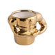 thumbnail image 1 of Taza de café novedosa, taza para beber con asa, taza de leche creativa para pub, boda Dorado, 1 of 9