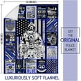 thumbnail image 5 of Police Academy Graduation Gifts, Best Police Officer Birthday Gift Idea for Him, Blanket for Cops Law Police Academy Graduation, Police Officer Retirement Gifts Throw Blanket 50"X60", 5 of 6