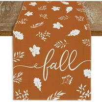 Fall Table Runner 13x72 Inch Orange Maple Leaf Watercolor Vintage Autumn Table Runner Fall Dining Table Decor for Home Thanksgiving Harvest Party Decorations