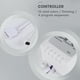 thumbnail image 4 of Controlador LED RGB Control IR FB 24 teclas blanco 12V, 4 of 8