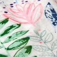 thumbnail image 4 of GDF Studio Adison Modern Fabric 3 Foot Bean Bag, Leaf Blossom Print and White, 4 of 6