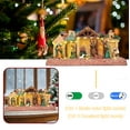 thumbnail image 4 of Christmas Nativity Figurine - LED Illuminated Religious Jesus Birth Scene Figurines, Battery & USB Operated with Music, Light-Up & Dual Rotation Functions, Indoor Tabletop Home Holiday Decor, 4 of 5