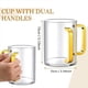 thumbnail image 2 of 2X Vaso para Lavado de Manos con Dos Asas, de Acrílico Transparente de 5 Pulgadas, para el Ritual Judío de Netilat Yadayim., 2 of 5
