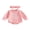 Pink, variant on Cenuakty Girls Romper Long Sleeve Letter Embroidery Jumpsuit with Headband