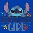 thumbnail image 2 of Toddler's Lilo & Stitch Birthday Girl Stitch  Graphic Tee Royal Blue 4T, 2 of 3