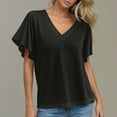 thumbnail image 7 of Short Sleeve Shirt Women Fitted T Shirts for Women Trendy Cotton Solid Color Tshirts for Women Cotton Plus Size Tee Shirts for Women, 7 of 7