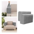 thumbnail image 4 of Sofa Armrest Cover Polyester Stretch Armchair Slip Cover Non-Slip Arm light gray, 4 of 8