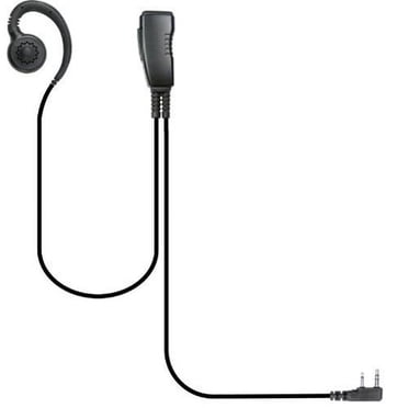 Pryme LMC-1EH-21 Lapel Mic Earpiece For Kenwood PKT-23 ProTalk Radios – Hook Style, 1-Wire