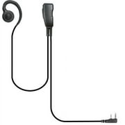 PRYME LMC-1GH01 PRO-GRADE Lapel Microphone with SWIVEL (G-Hook) Earpiece that can be used on either ear and is easy to clean and use