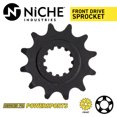 thumbnail image 2 of Niche 420 12T Drive Front Sprocket for Yamaha DT50 Motorcycle 519-CDS2260P, 2 of 6
