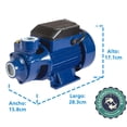 thumbnail image 5 of Bomba Periférica Primo, 1/2 HP, 120 V., Reacondicionada azul, 5 of 5