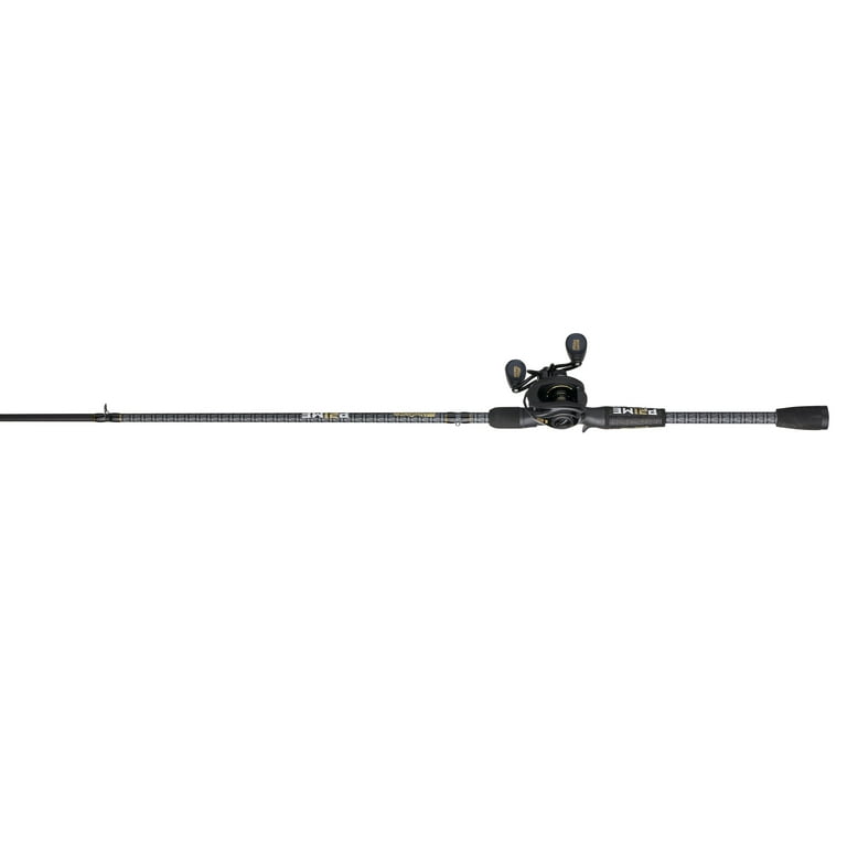 Abu Garcia PRIME21 Baitcast Fishing Combo, 7' Medium Heavy, Black