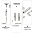 thumbnail image 3 of Shisuyan 2pcs Convenient Chinrest Screws Violin Chin Rest Screws Clamp Fiddle Parts, 3 of 8