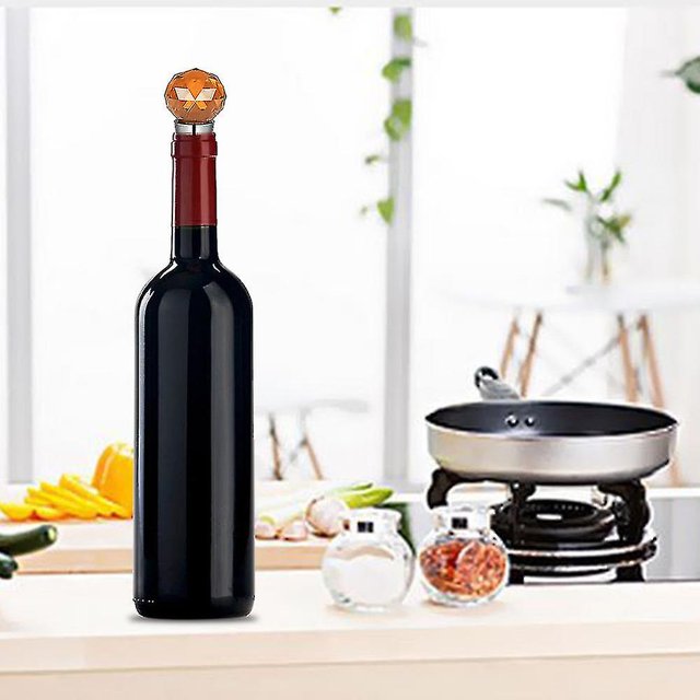 Tapón de champán de acero inoxidable con cristal de diamante, tapón para botella de vino espumoso, mar