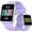Starlight Purple, variant on Pedometer Watch Senior Friendly No App/Phone Required, Waterproof Fitness Tracker Watch with Step Counter Calories/Sleep Tracker for Walking Running for Men Women