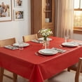 thumbnail image 5 of Plastic Table Cloth Disposable 6 Pack, 54 x 108 Inch, Red, for Party Picnic Wedding, 5 of 5