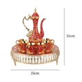 thumbnail image 3 of Luxury Vintage Turkish Coffee Pot Set For Serving Tea Wedding Gift, 3 of 4