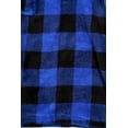 thumbnail image 3 of Prince of Sleep Fleece Solid Robes for Boys (Blue Buffalo Plaid, Boys 8), 3 of 3