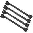 thumbnail image 5 of HEMOTON 4 Pcs Folding Dining Table Legs 40.00X4.00X3.50CM Black, 5 of 8