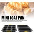 thumbnail image 4 of Molde para Pan de Silicona 9 Rejillas, Fácil de Liberar Juego para Hornear en Cocina Hogar, Molde Resistente y Flexible para Preparar Pan Dulce y Salado, 4 of 4