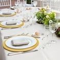 thumbnail image 7 of 50 Pieces Round Table Mats,Disposable Mirrored Paper Placemats,Gold Table Mats for Home Banquet Dining Table Decoration New Years Wedding Party Birthday Holiday, 7 of 7