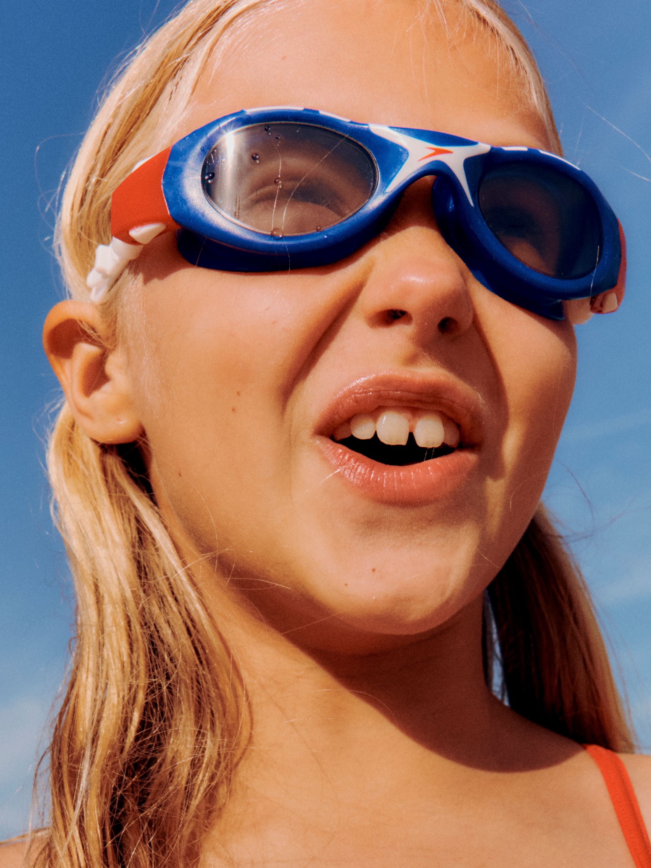 (2 pack) Speedo Junior Seabreeze Swim Goggle, Soft Fit with Anti‑Fog and UV Protection, Ages 6–12
