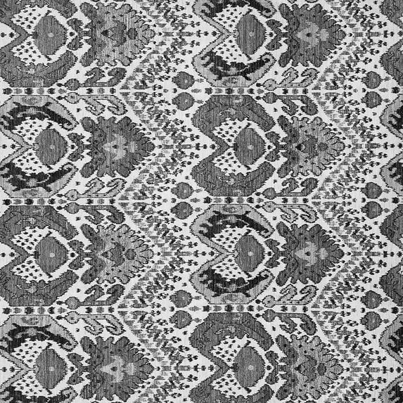 Ahgly Company Indoor Square Abstract Gray Modern Area Rugs, 3' Square