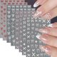 thumbnail image 1 of Quezadyl 8 hojas de stickers para uñas con corazones 5D para San Valentín, 1 of 9